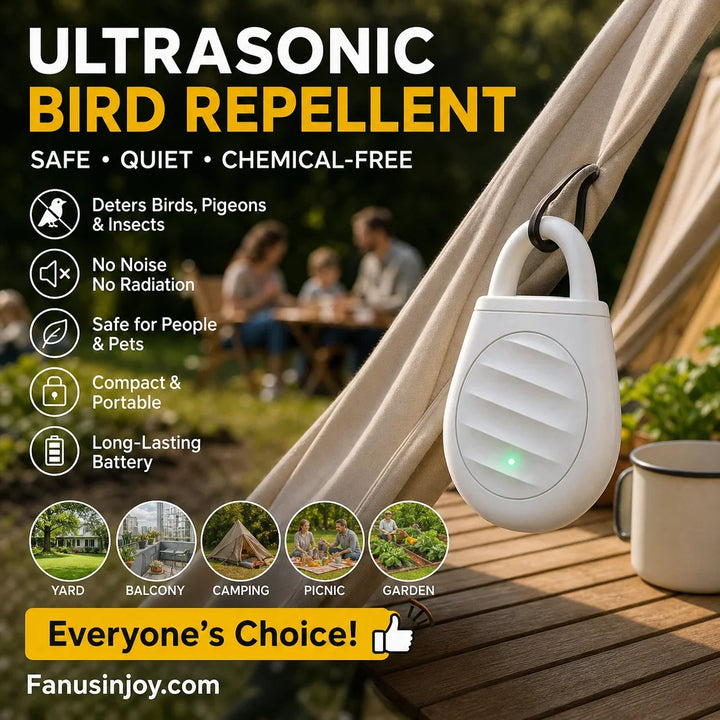 Ultrasonic Pest Control Device Portable Rechargeable USB-C with 3 Modes 1