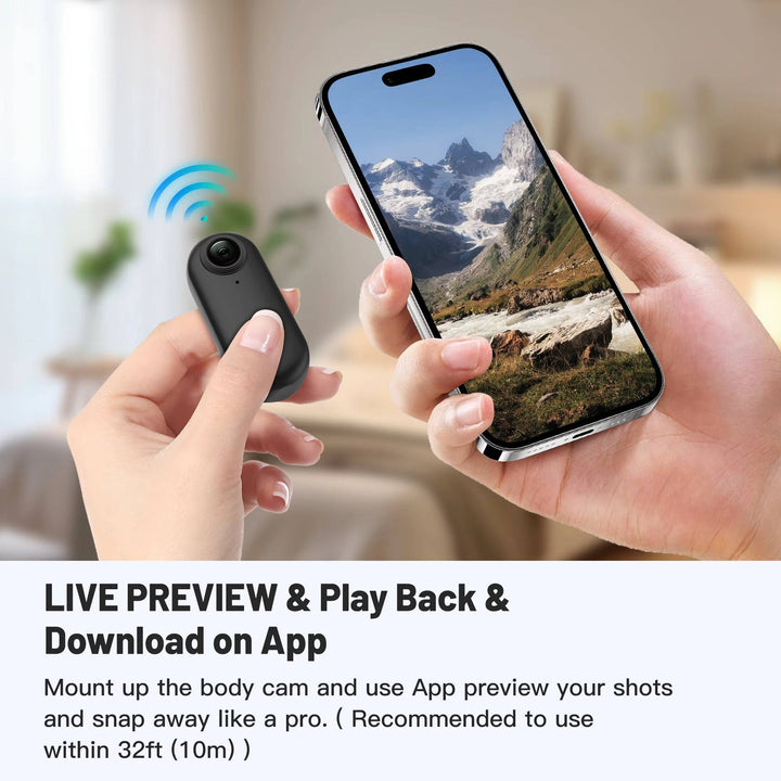 4K 360° Action Camera | Dual Wide-Angle Lenses | 30M Waterproof | Anti-Shake | WiFi