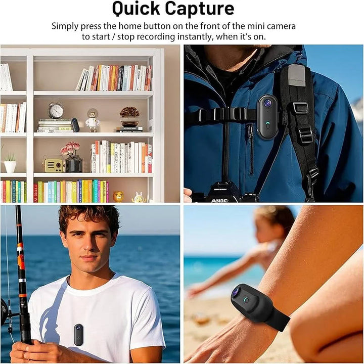 4K 360° Action Camera | Dual Wide-Angle Lenses | 30M Waterproof | Anti-Shake | WiFi