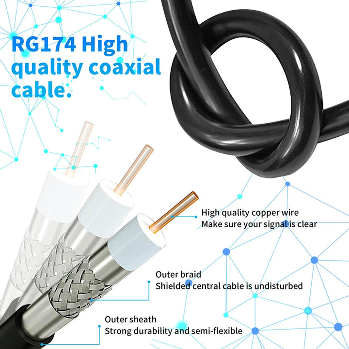4K Digital TV Antenna with Signal Booster | 50-Mile HD Reception