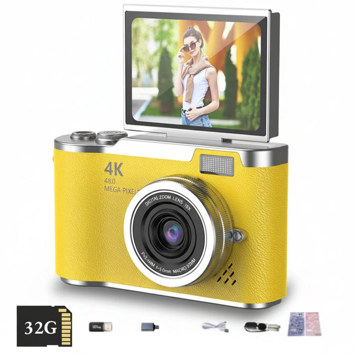 Digital Camera 4K | 48MP Resolution, 8X Zoom &amp; 180° Flip Screen | Compact Camera for Photos, Video &amp; Everyday Travel 5