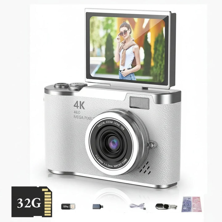 Digital Camera 4K | 48MP Resolution, 8X Zoom &amp; 180° Flip Screen | Compact Camera for Photos, Video &amp; Everyday Travel 6