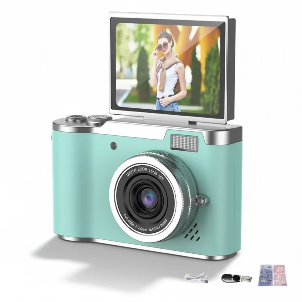 Digital Camera 4K | 48MP Resolution, 8X Zoom &amp; 180° Flip Screen | Compact Camera for Photos, Video &amp; Everyday Travel 9