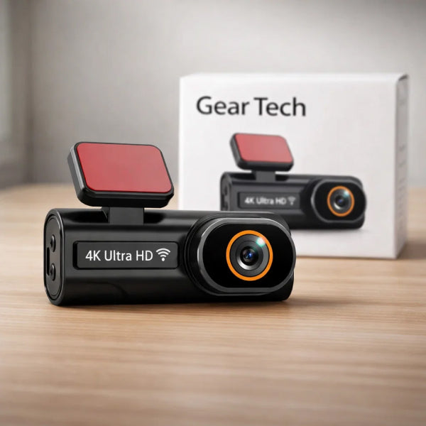 4K Wireless Dash Cam Front and Rear – Ultra HD Dashboard Camera for Car (FREE 64GB SD Card &amp; Pro Installation Kit) 0