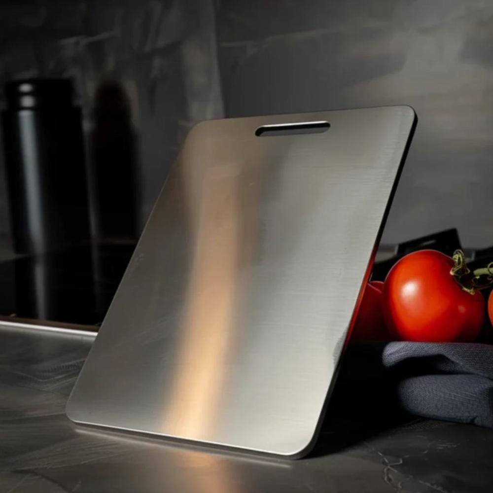 Stainless Steel Chopping Board | Non-Porous, Knife-Friendly, Scratch-Resistant Surface | Resists Stains and Odours 1