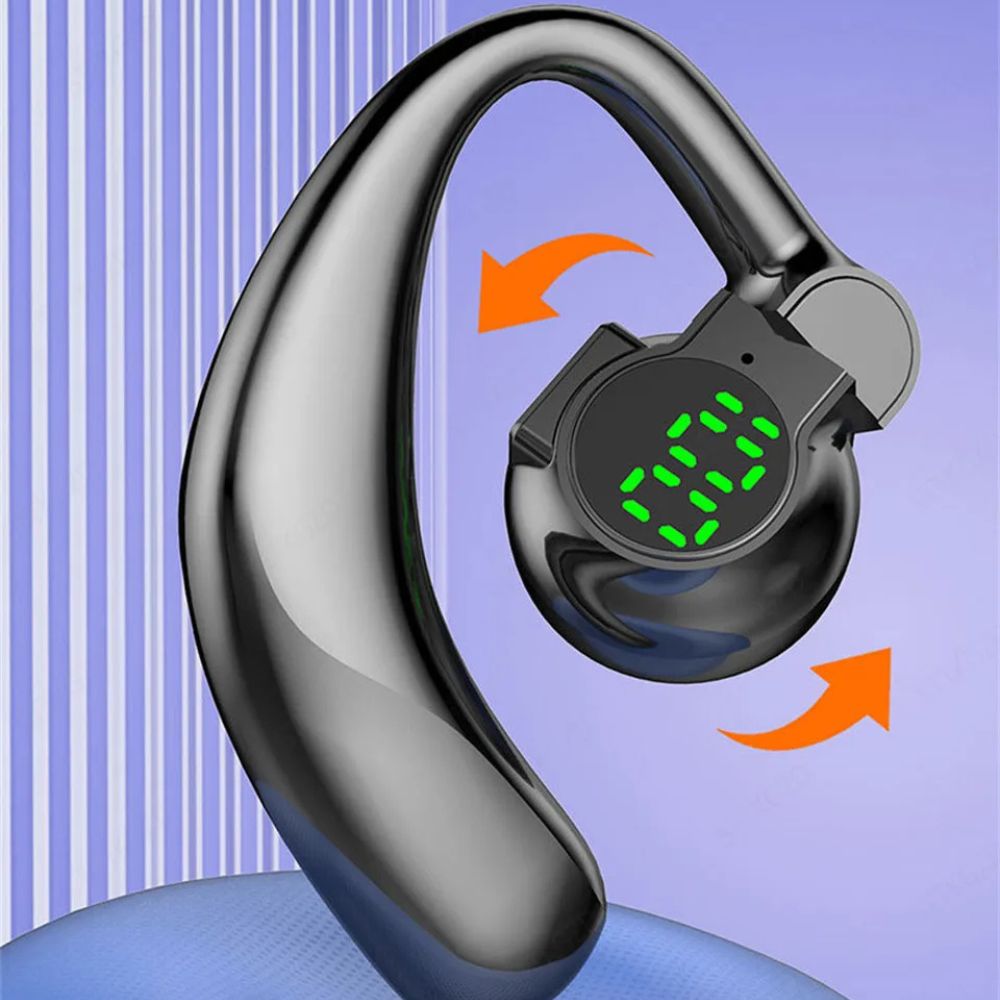 Bluetooth Headphones Open-Ear Wireless Touch Control with 20-Hour Battery 5