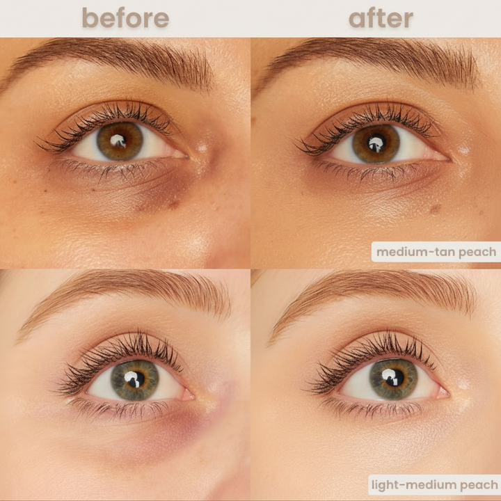 Undereye Corrector Clay Formula | 4 Adapting Shades for All Skin Tones | Brightens Dark Circles Without Creasing 3