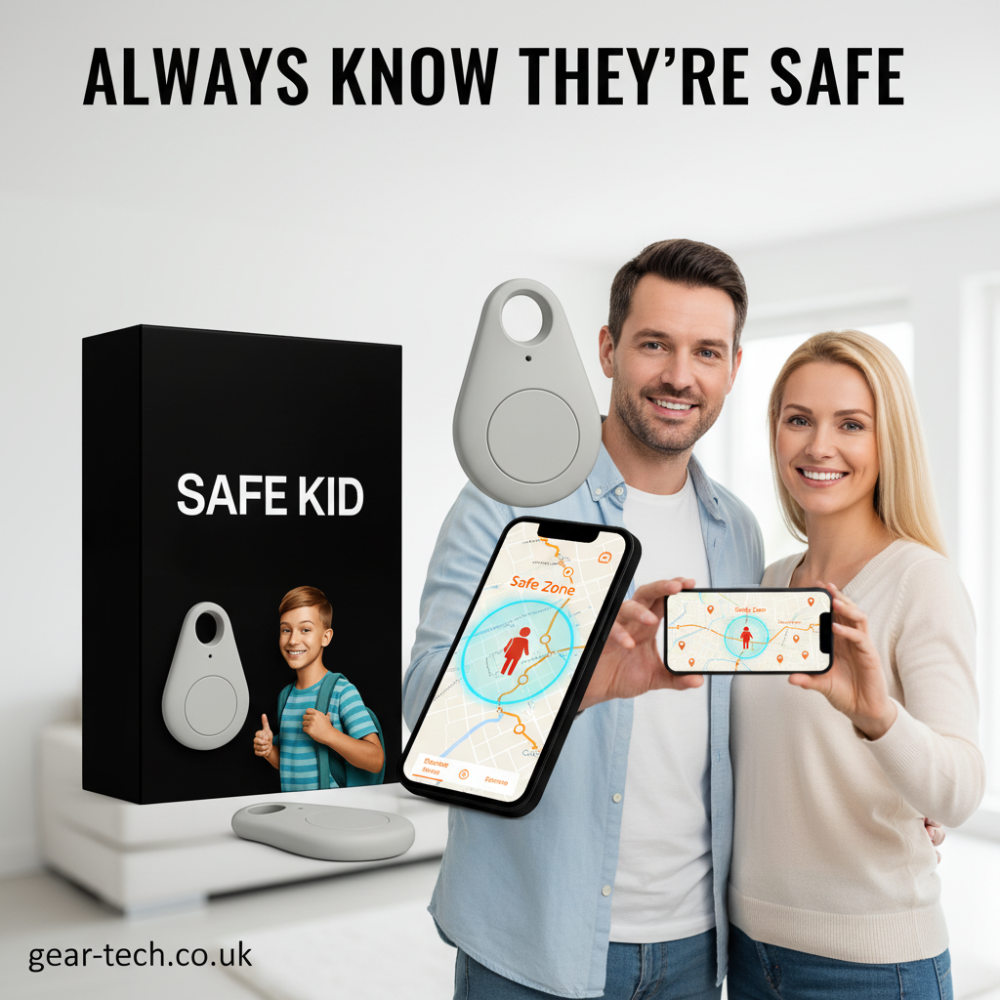 Child GPS Location Tracker | Real-Time Tracking, SOS Alerts &amp; Bluetooth | Waterproof IP67 with 5-Day Battery Life 9