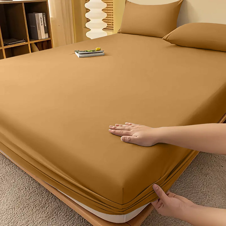 Extra Deep Fitted Bed Sheet, Up to 29 cm Depth | Single, Double, King, Super King, 12 Colours | Wrinkle-Resistant All-Season Fit 48