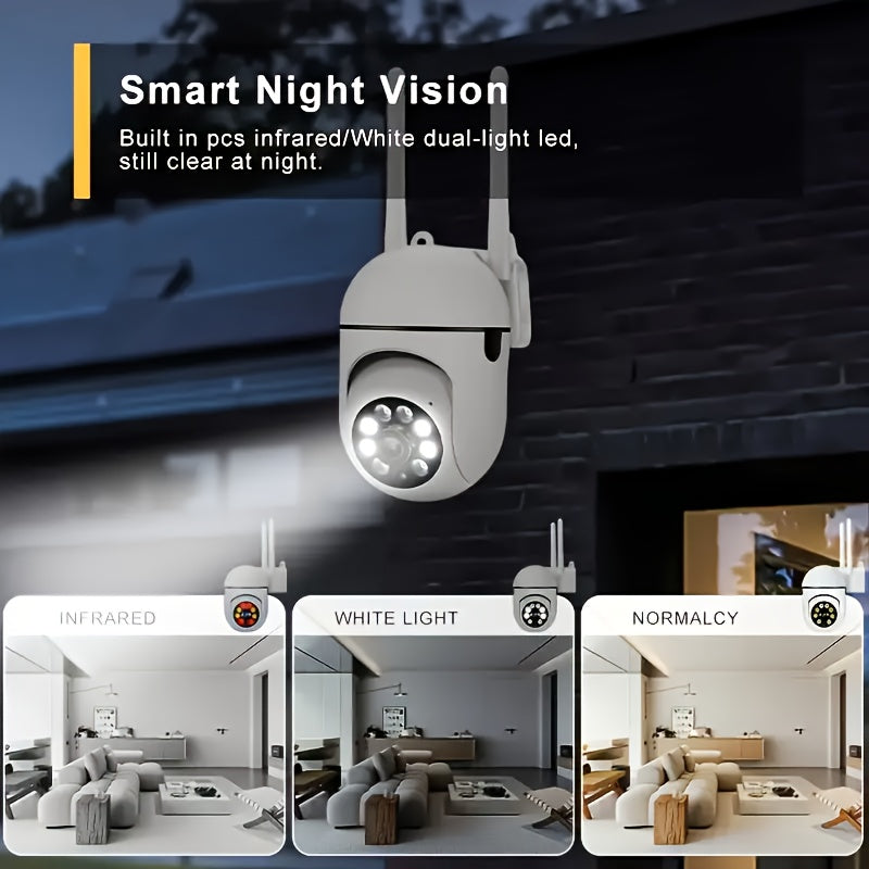 PTZ WiFi Security Camera 1296P HD | 360° Pan-Tilt, Colour Night Vision | Two-Way Audio, Motion Alerts &amp; App Control 5