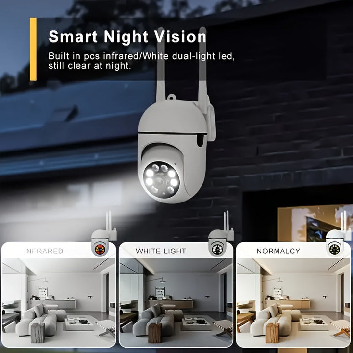 PTZ WiFi Security Camera 1296P HD | 360° Pan-Tilt, Colour Night Vision | Two-Way Audio, Motion Alerts &amp; App Control 5