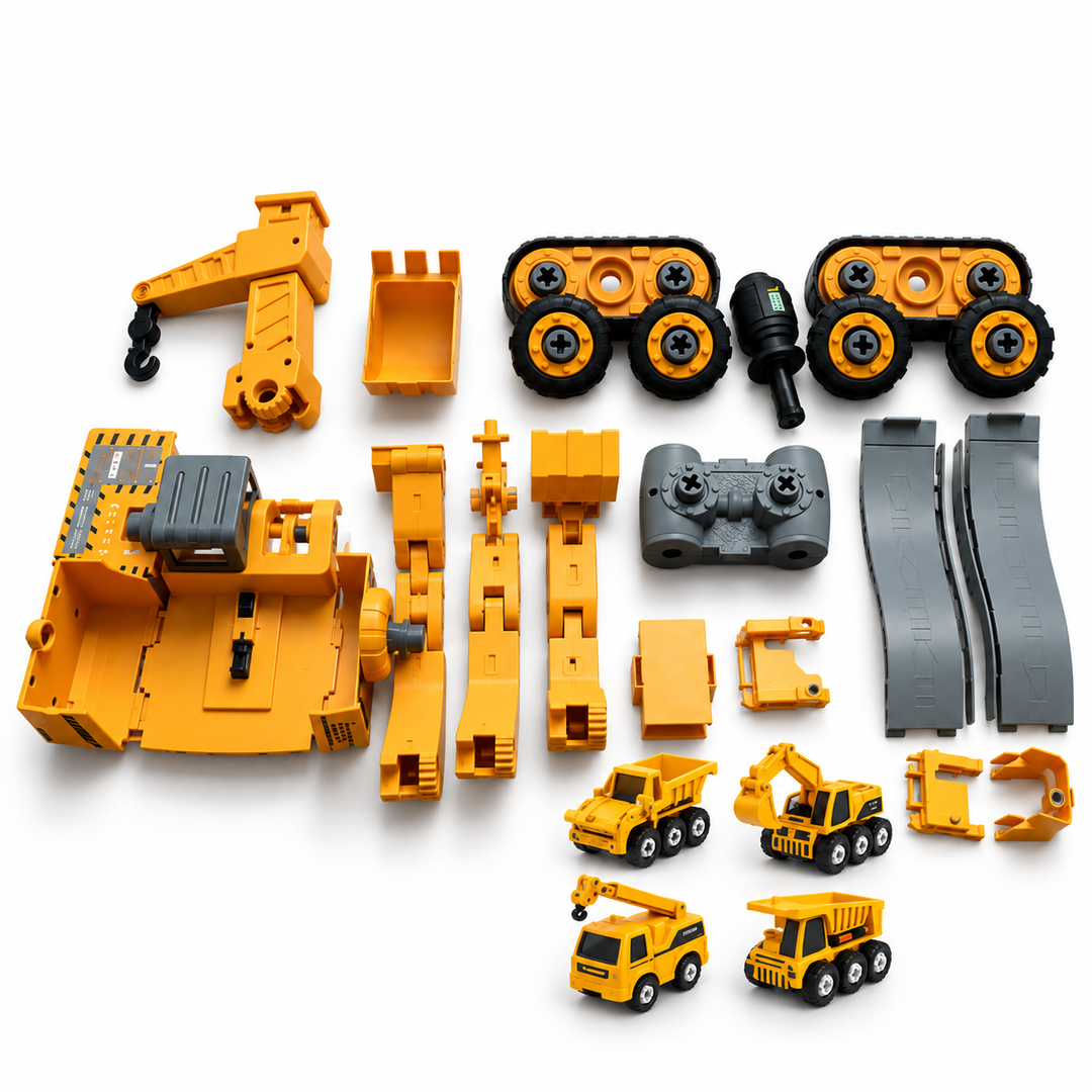 Take Apart Construction Vehicle Toy Set Screwdriver Figure 8