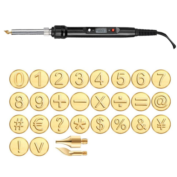 Engraving Soldering Iron Letter Set Brass Tips | 26 A-Z Letters Fits Standard Irons | Personalise Wood, Leather &amp; Crafts 13