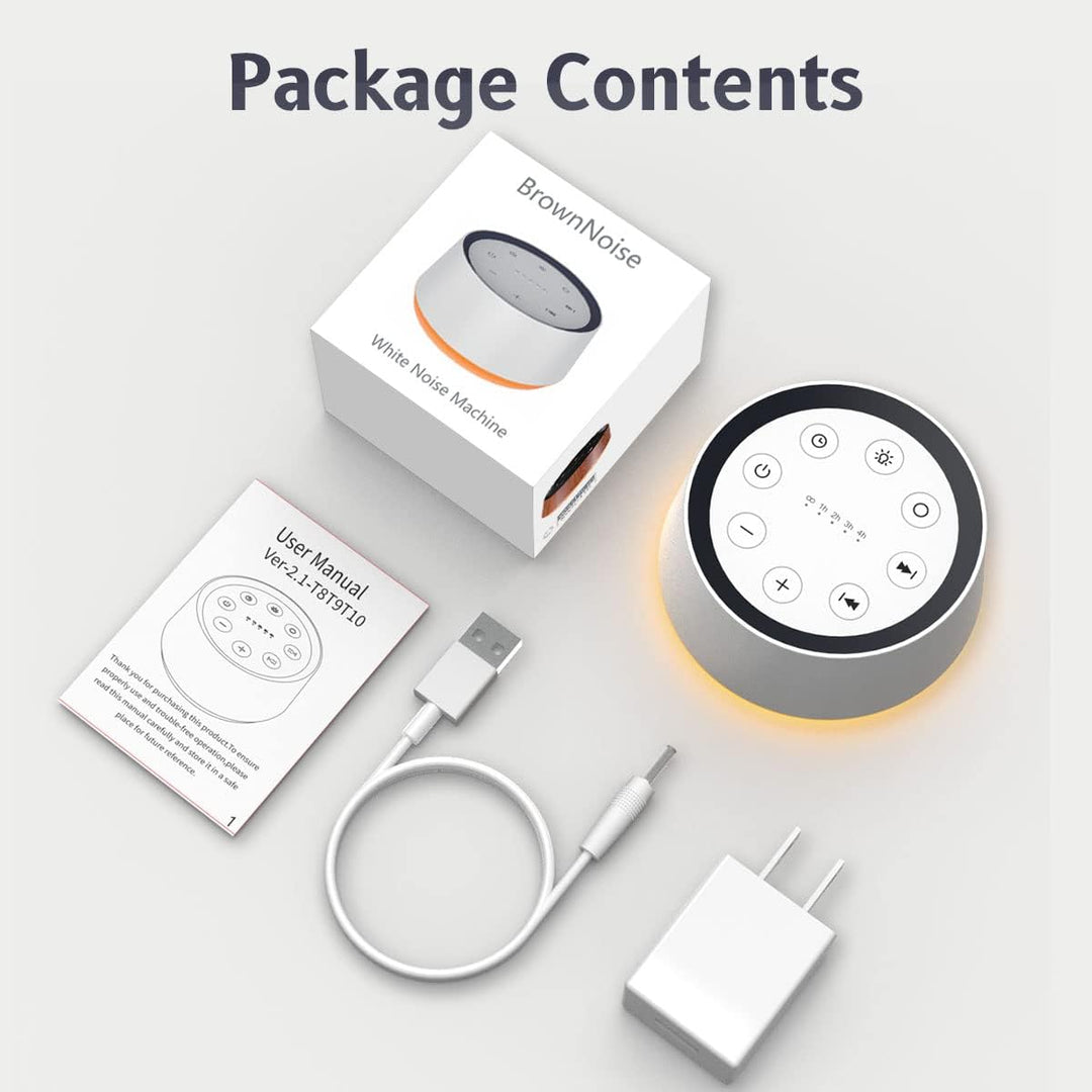White Noise Sound Machine | 30 Soothing Sounds &amp; Night Light | Timer, Memory Function &amp; Portable Design for Home Use 6