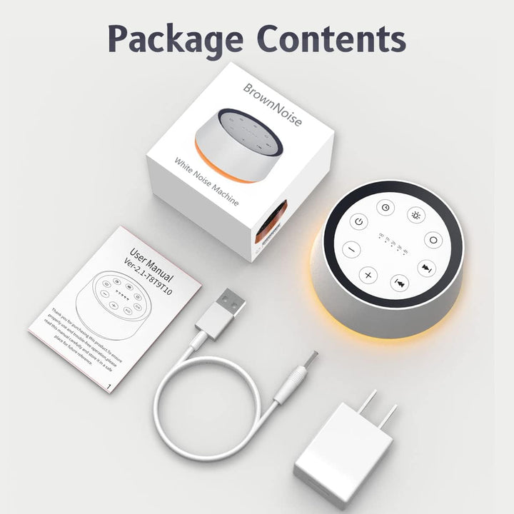 White Noise Sound Machine | 30 Soothing Sounds &amp; Night Light | Timer, Memory Function &amp; Portable Design for Home Use 6