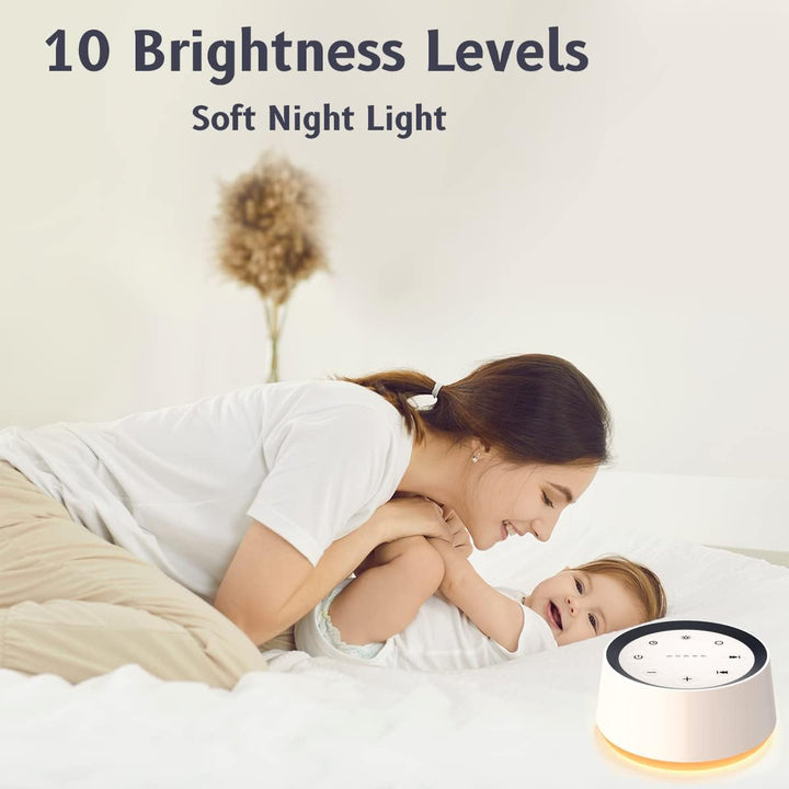 White Noise Sound Machine | 30 Soothing Sounds &amp; Night Light | Timer, Memory Function &amp; Portable Design for Home Use 5