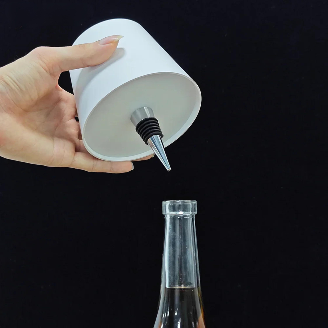 Rechargeable Bottle Light LED Cap Touch Control 3 Brightness 6