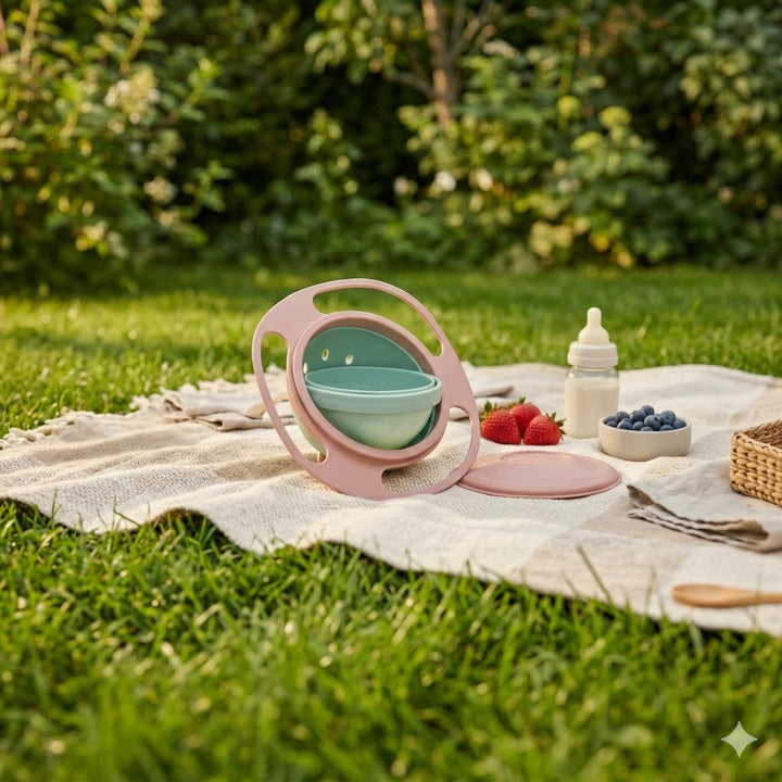 Non-Slip Baby Bowl | Suction Base with Easy-Grip Handles | Spill-Free Mealtimes for Independent Little Eaters Every Day 8