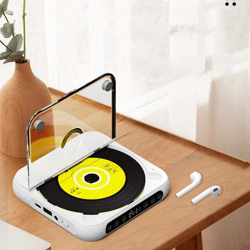 Mini CD Player | Portable Bluetooth Disc Player