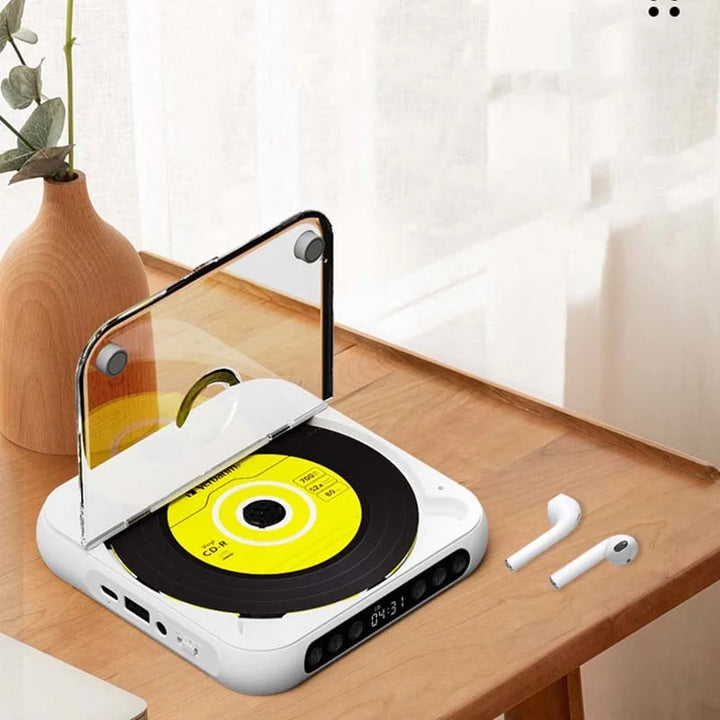 Mini CD Player | Portable Bluetooth Disc Player