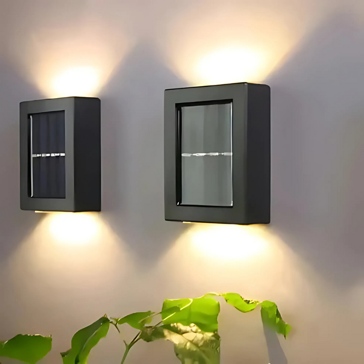 Solar Wall Light Outdoor | Automatic Dusk-to-Dawn Sensor, Weatherproof Design | Tool-Free Install, No Wiring Needed 3