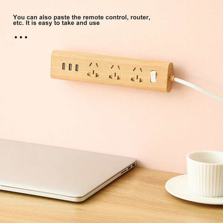 Self-Adhesive Socket Holder ABS | Punch-Free Wall Mount Design | Keeps Cords and Sockets Tidy Without Drilling 5