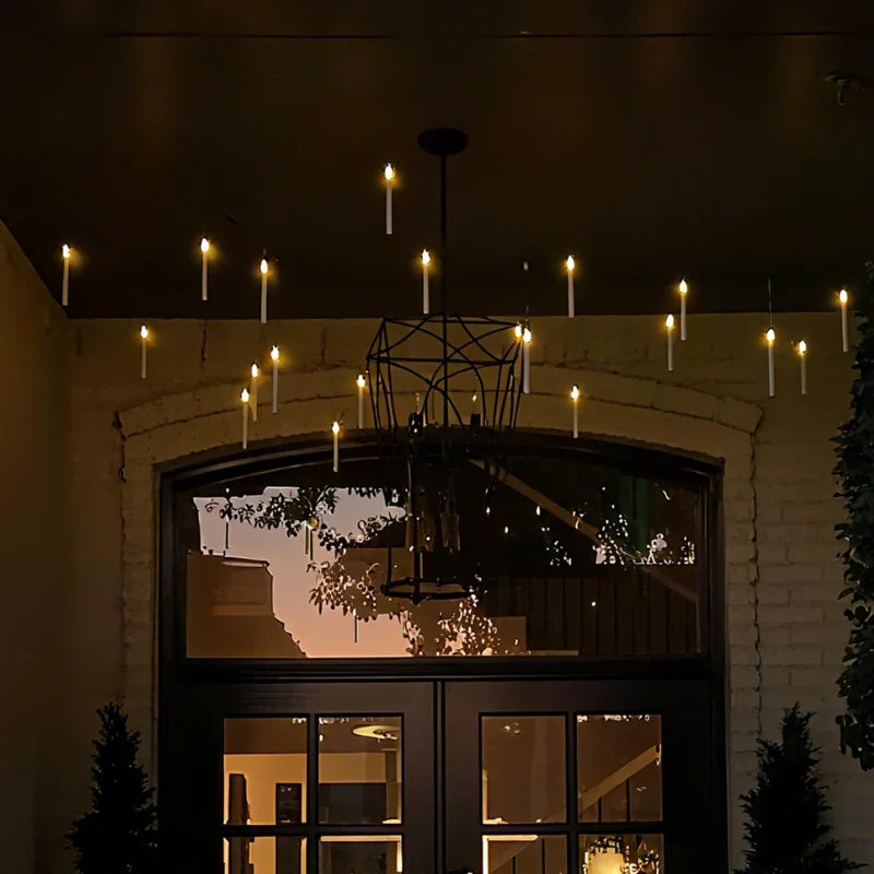 Floating LED Candle Set | Wand Remote Control, Flameless Design | Safe Mess-Free Ambient Lighting for Parties &amp; Décor 10