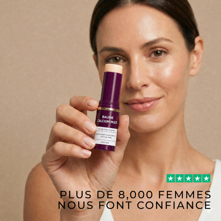 Anti-Age Balm Stick for Face &amp; Lips | Calcium &amp; Bio-Collagen Formula | Hydrates, Plumps and Smooths Fine Lines Daily 5