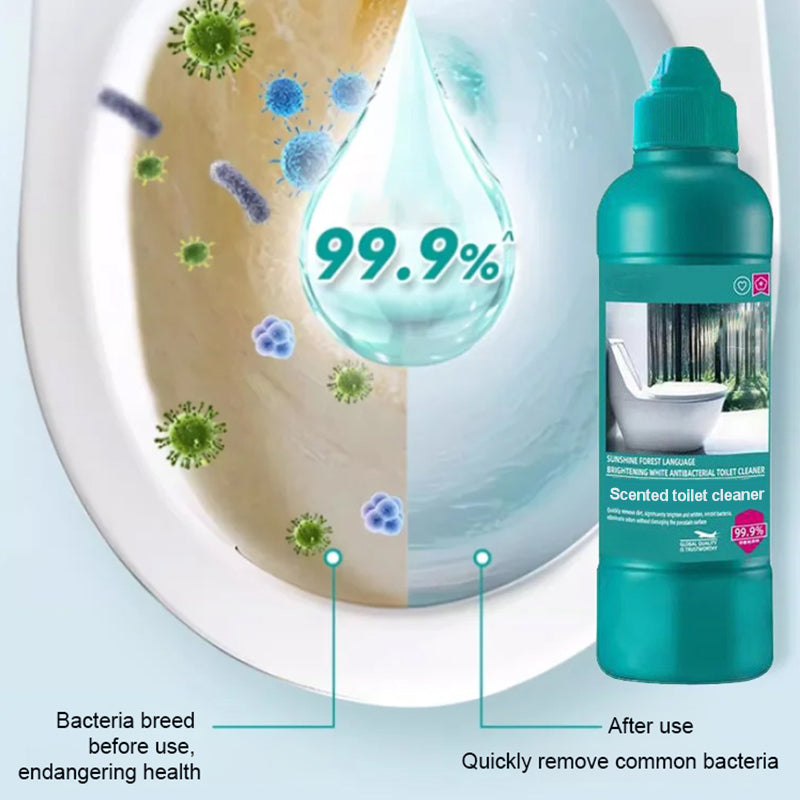 Toilet Cleaner Gel Thick Formula Forest Scent with Angled Dosing Nozzle 3
