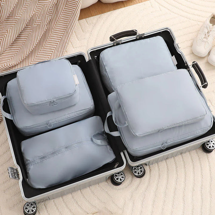 6-Piece Travel Organizers | Compression Packing Cubes Set