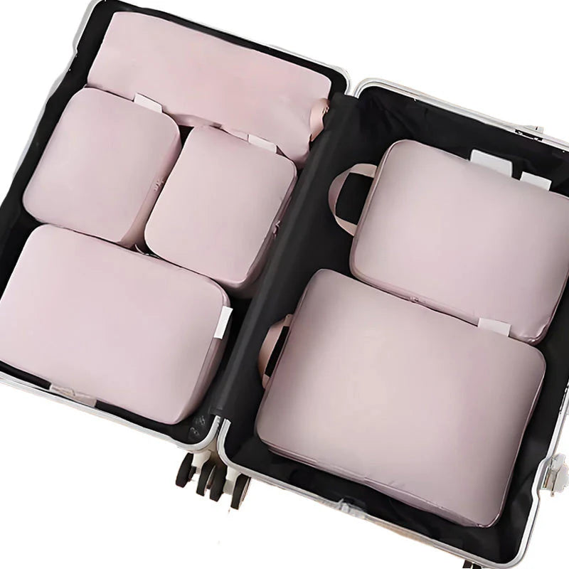 6-Piece Travel Organizers | Compression Packing Cubes Set
