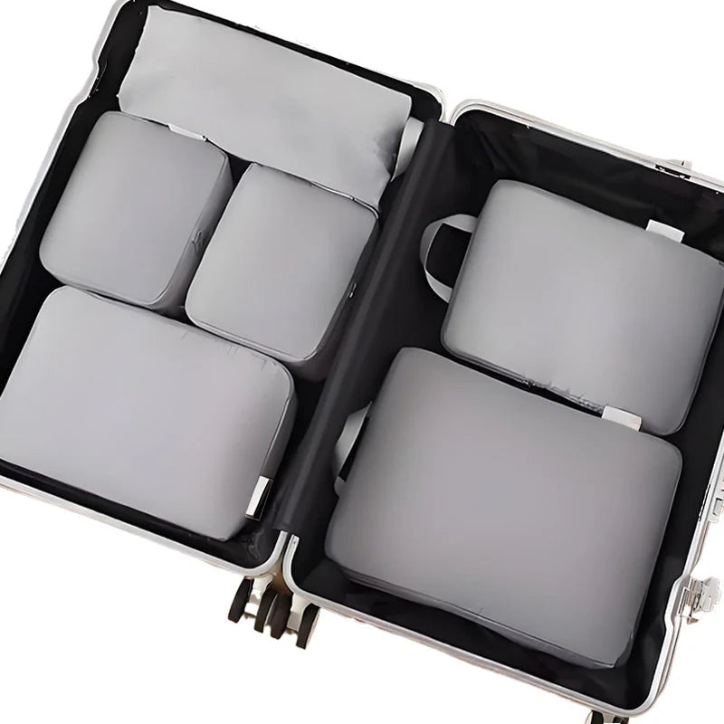 6-Piece Travel Organizers | Compression Packing Cubes Set