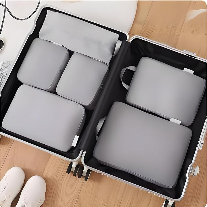 6-Piece Travel Organizers | Compression Packing Cubes Set