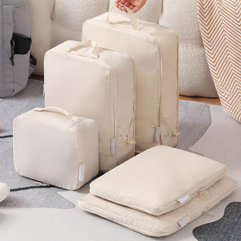 6-Piece Travel Organizers | Compression Packing Cubes Set