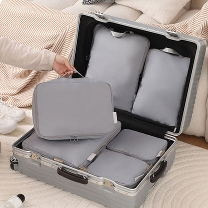 6-Piece Partial Set of Compression Travel Organizers 7