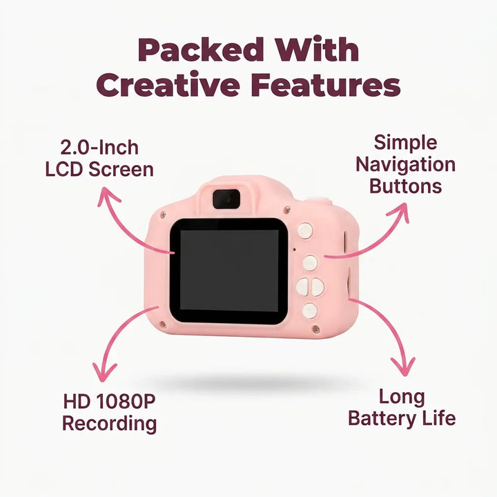 Vintage-Style Digital Camera | Grainy Film-Effect Photos | Reusable Pocket-Sized Alternative to Disposable Cameras 2