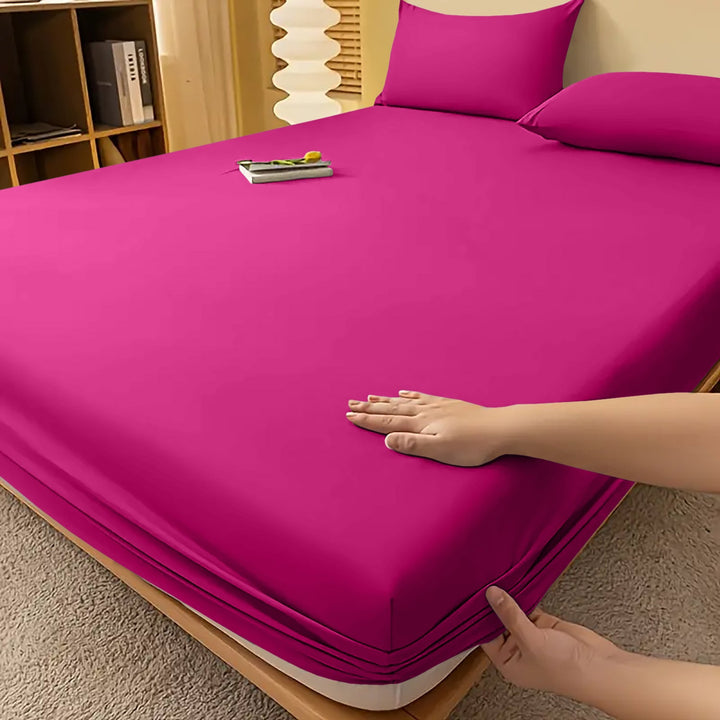Extra Deep Fitted Bed Sheet, Up to 29 cm Depth | Single, Double, King, Super King, 12 Colours | Wrinkle-Resistant All-Season Fit 21