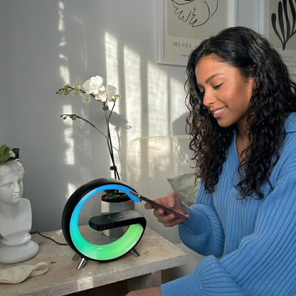 Smart LED Alarm Clock | Sunrise Simulation | 15W Wireless Charging | Bluetooth 5.0 | 256 RGB