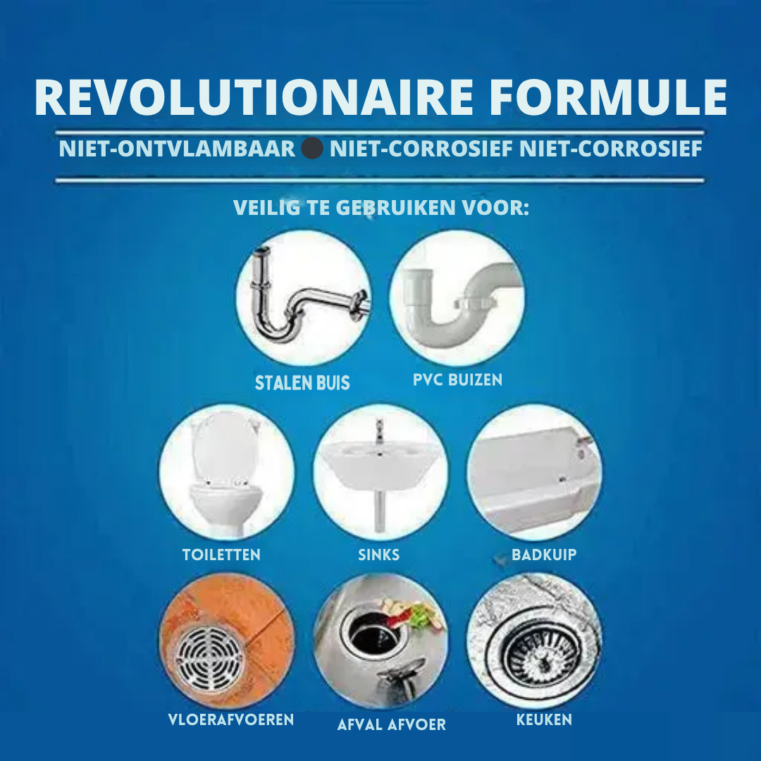 Drain Cleaner 110g | Foaming Formula Clears Hair, Grease &amp; Soap Scum Fast | Safe for Sinks, Showers &amp; Toilets in Any Home 4