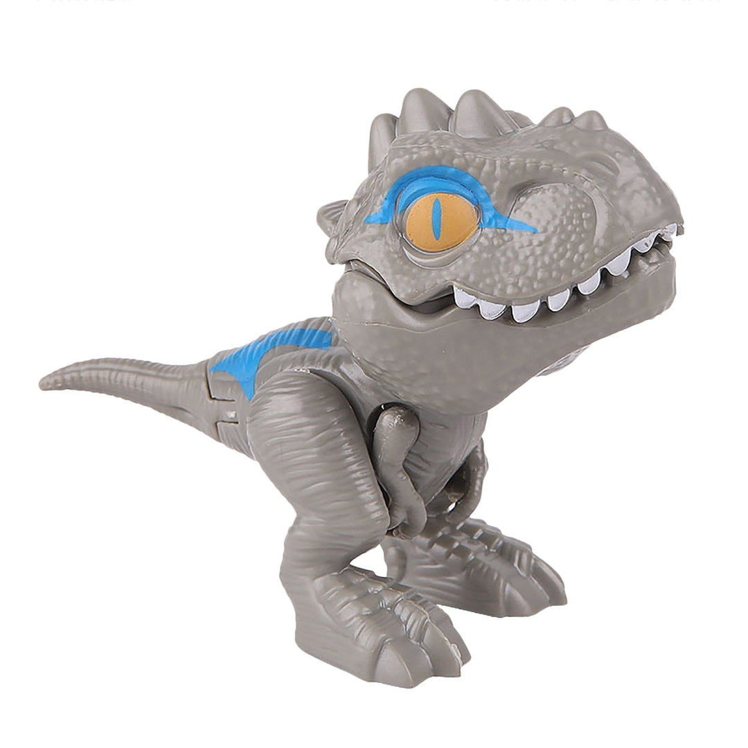 Dinosaur Toy Finger Puppet Bite-Ready Rounded Edges with Movable Tail 7