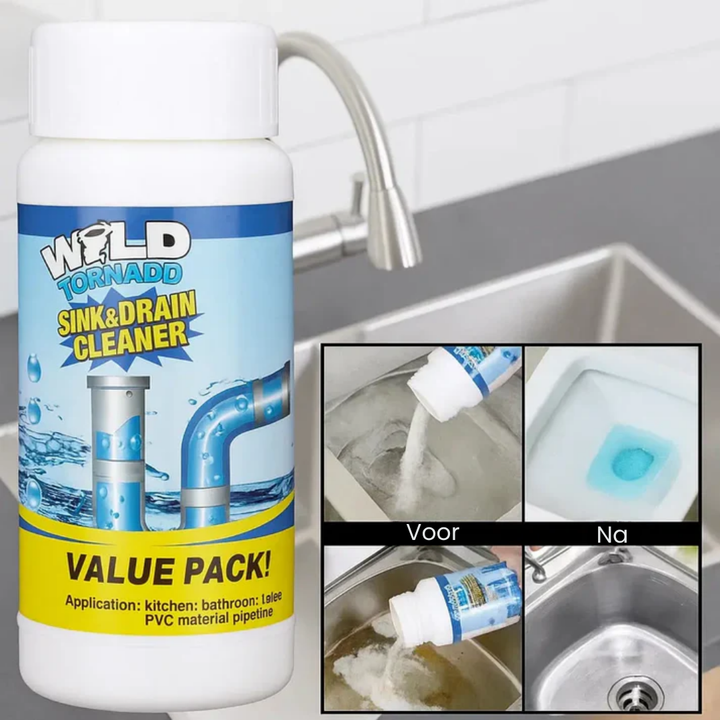 Drain Cleaner 110g | Foaming Formula Clears Hair, Grease &amp; Soap Scum Fast | Safe for Sinks, Showers &amp; Toilets in Any Home 1