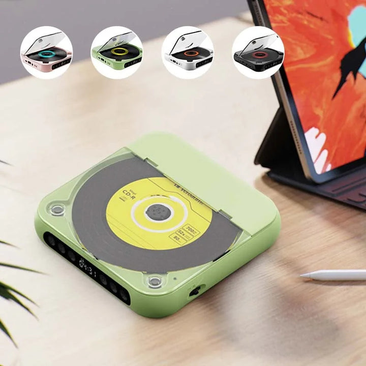 Mini CD Player | Portable Bluetooth Disc Player