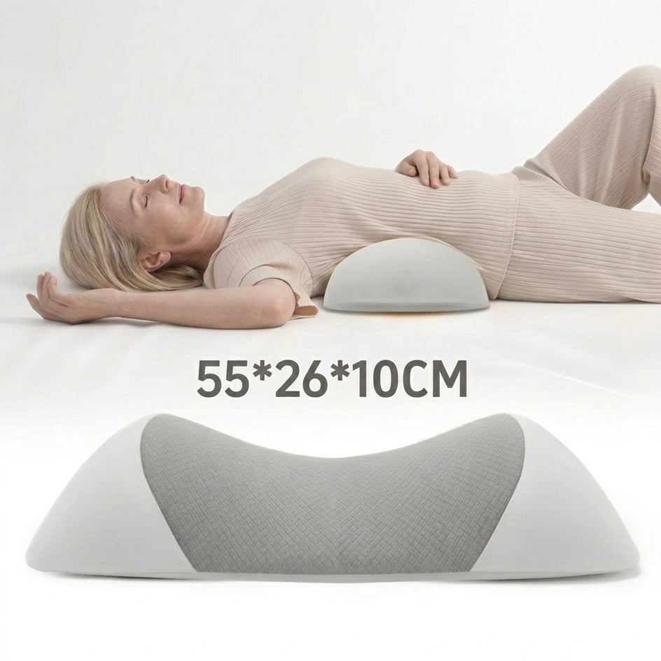 Orthopedic Memory Foam Pillow | Contour Support for Side & Back Sleepers | Sciatica & Lumbar Relief