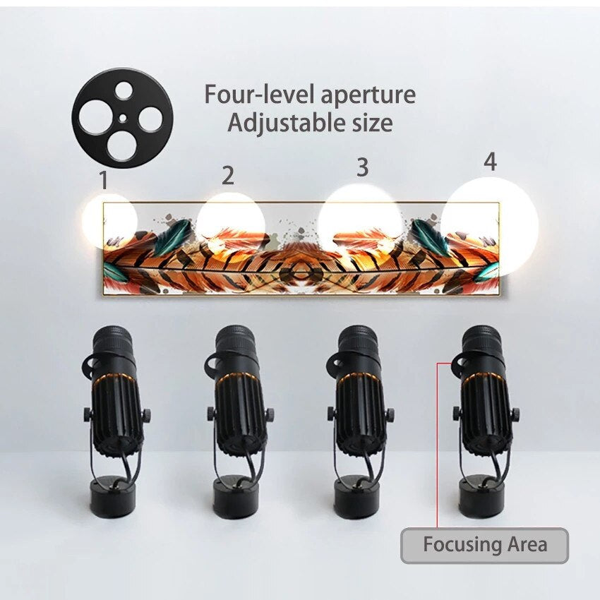 Adjustable LED Ceiling Spotlight | Swivel Head, 3 Colour Temperatures, Dimmable | Aluminium, 85-265V Universal Voltage 2