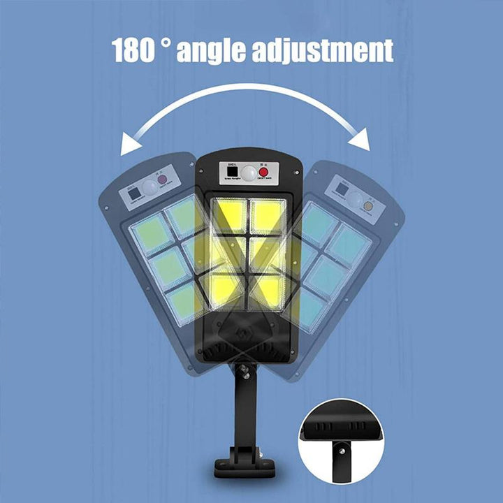 Solar LED Outdoor Lamp 200W COB | Motion &amp; Twilight Sensor, Remote Control | 360° Beam, Weatherproof ABS, 365 mm 6