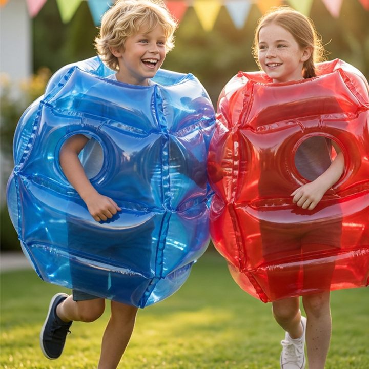 Inflatable Ball Toy PVC Air-Filled Bounce with Padded Cushioning Quick Inflate 9