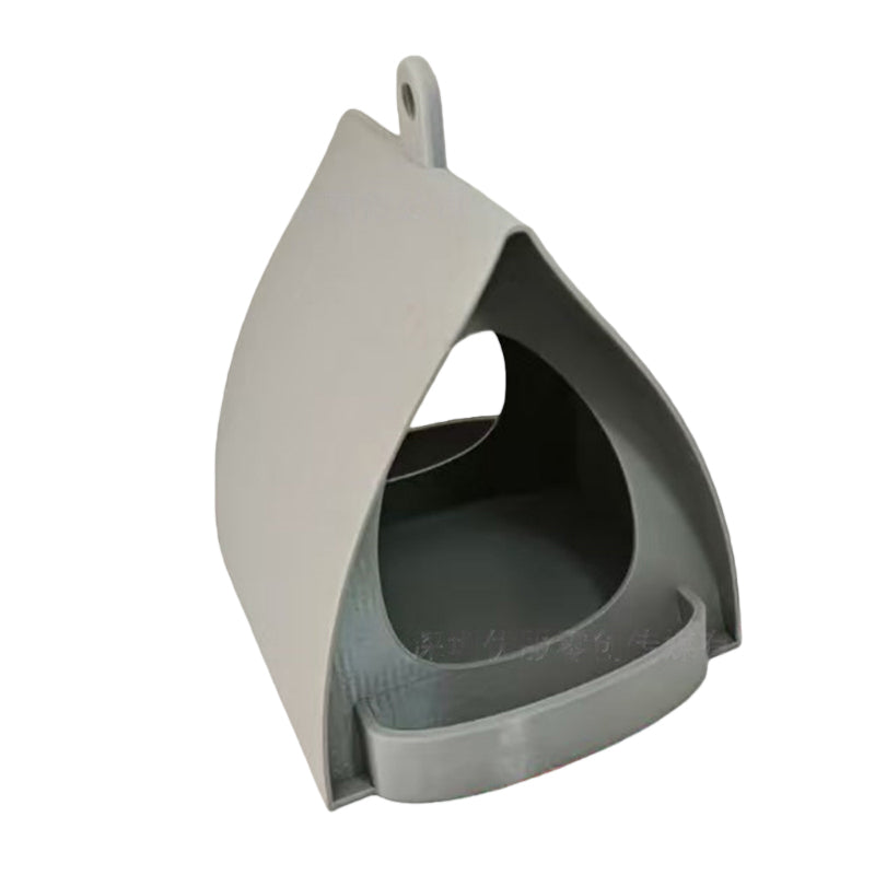 Hanging Bird Feeder Weatherproof Plastic Garden with Built-In Perch 7