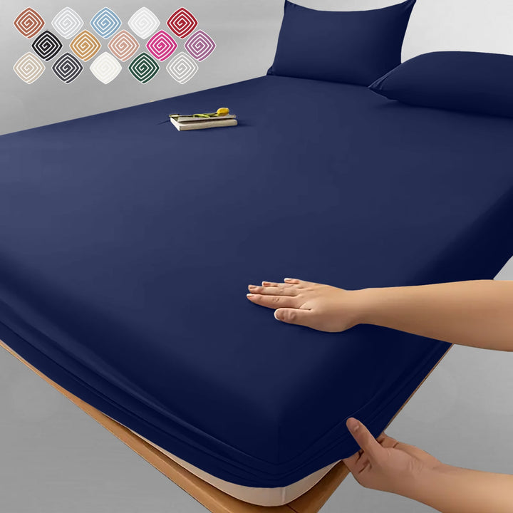 Extra Deep Fitted Bed Sheet, Up to 29 cm Depth | Single, Double, King, Super King, 12 Colours | Wrinkle-Resistant All-Season Fit 9