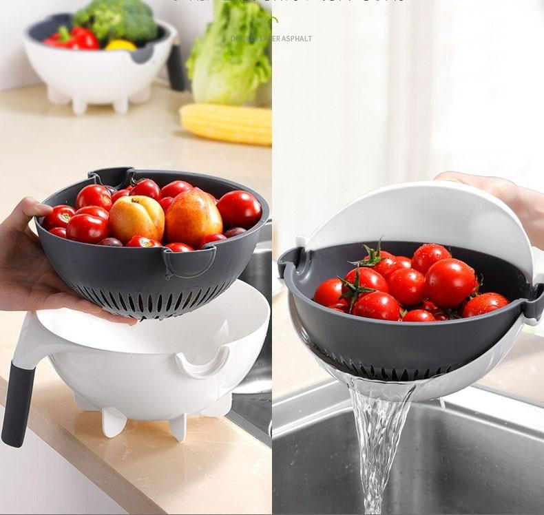 7-in-1 Vegetable Chopper Stainless Steel | 7 Interchangeable Blades with Peeler &amp; Grater | Dishwasher-Safe Kitchen Prep Set