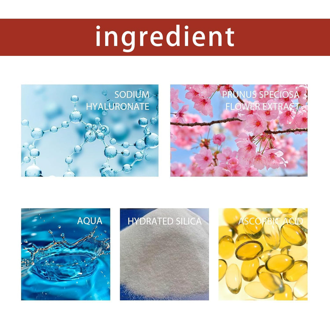 Exfoliating Gel for Women | Vitamin C, Sodium Hyaluronate &amp; Cherry Blossom | Smooths Rough Skin, Fades Dark Patches in 1 Minute 7
